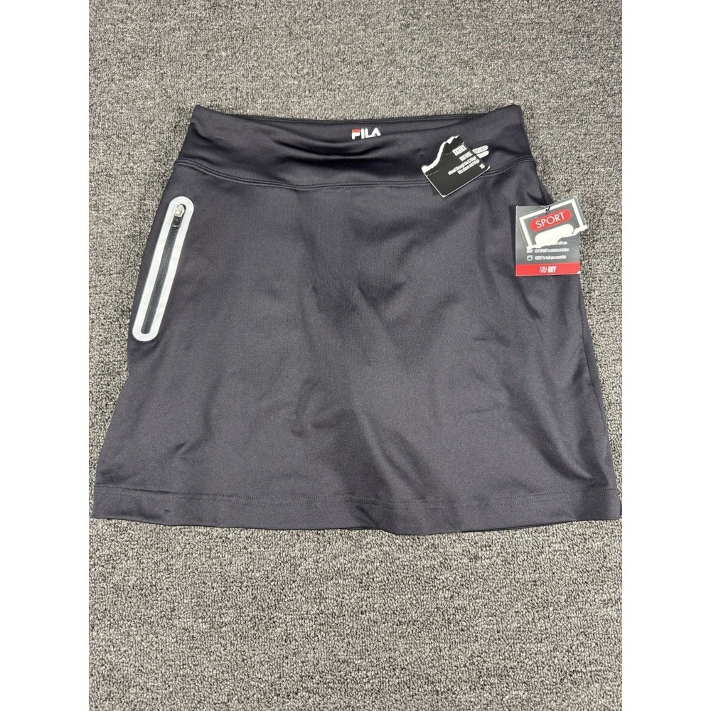 Fila Sport‎ Tru-Dry Black Athletic Skort Mid Rise XS NWT